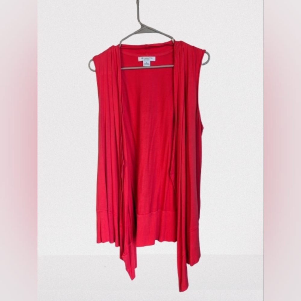 BOGO Liz Claiborne Women's Coral Sleeveless Tunic- L